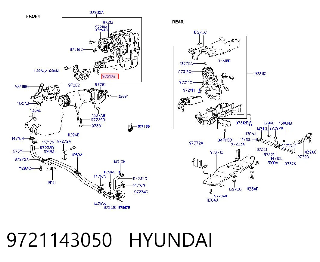 Comprar Radiador de calefacción Hyundai H100  P a bajo precio
