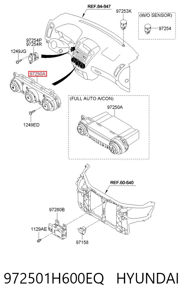 Unidad de control de la ventilación para KIA Ceed  ED