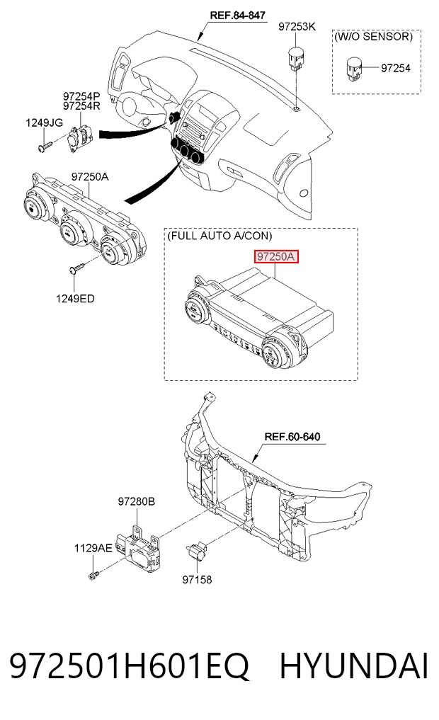 Unidad de control de la ventilación para KIA Ceed  ED