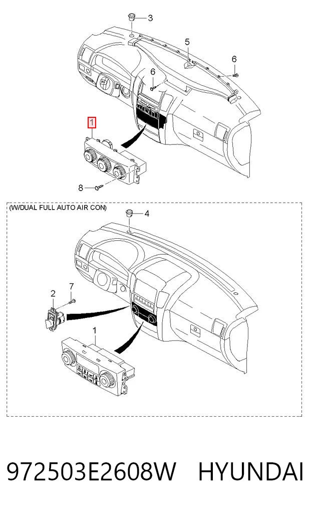 Comprar Módulo de modos de calefacción/aire acondicionado KIA Sorento  JC a bajo precio