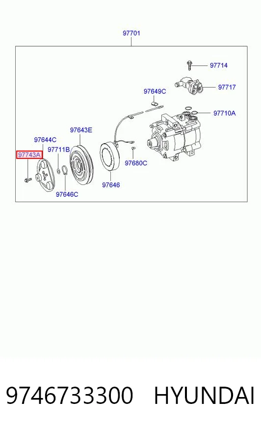 9746733300 Hyundai/Kia