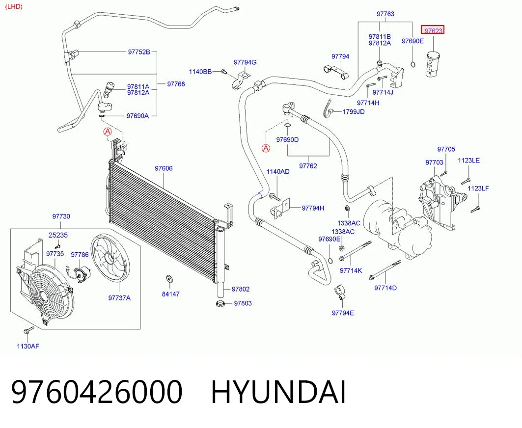 9760426000 Hyundai/Kia