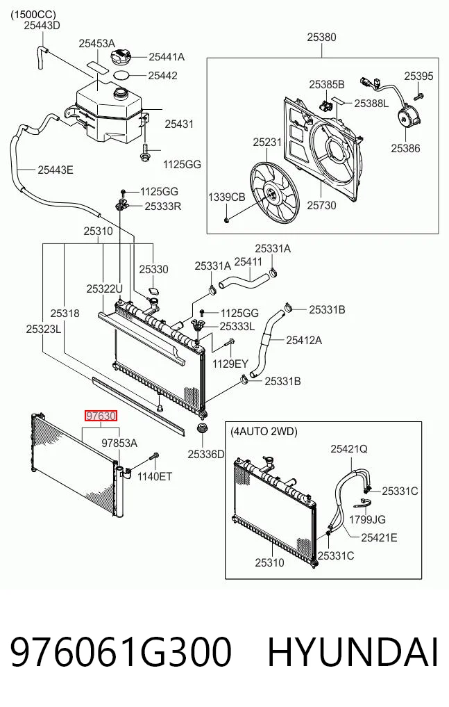976061G300 Hyundai/Kia