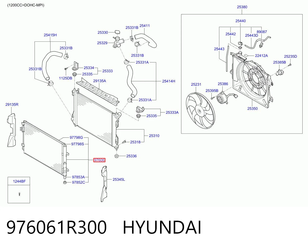 976061R300 Hyundai/Kia
