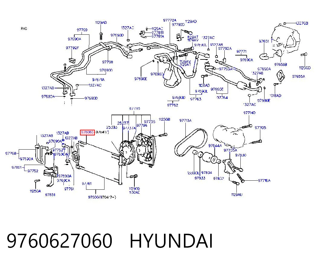 Aire acondicionado capacitor Hyundai Coupe I coupé (RD) (1996 - 2002) precio, desde 66,79 EUR