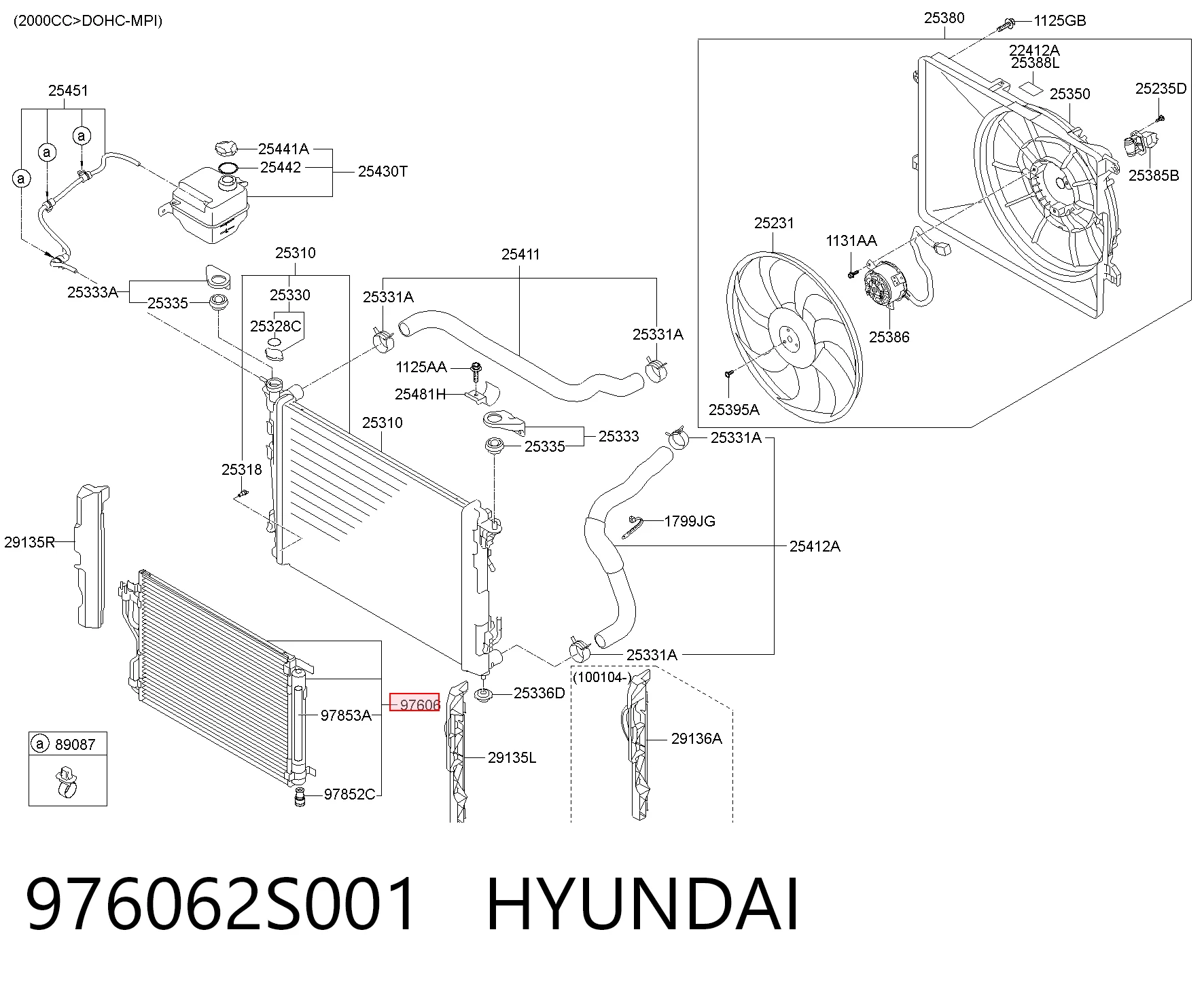 976062S001 Hyundai/Kia