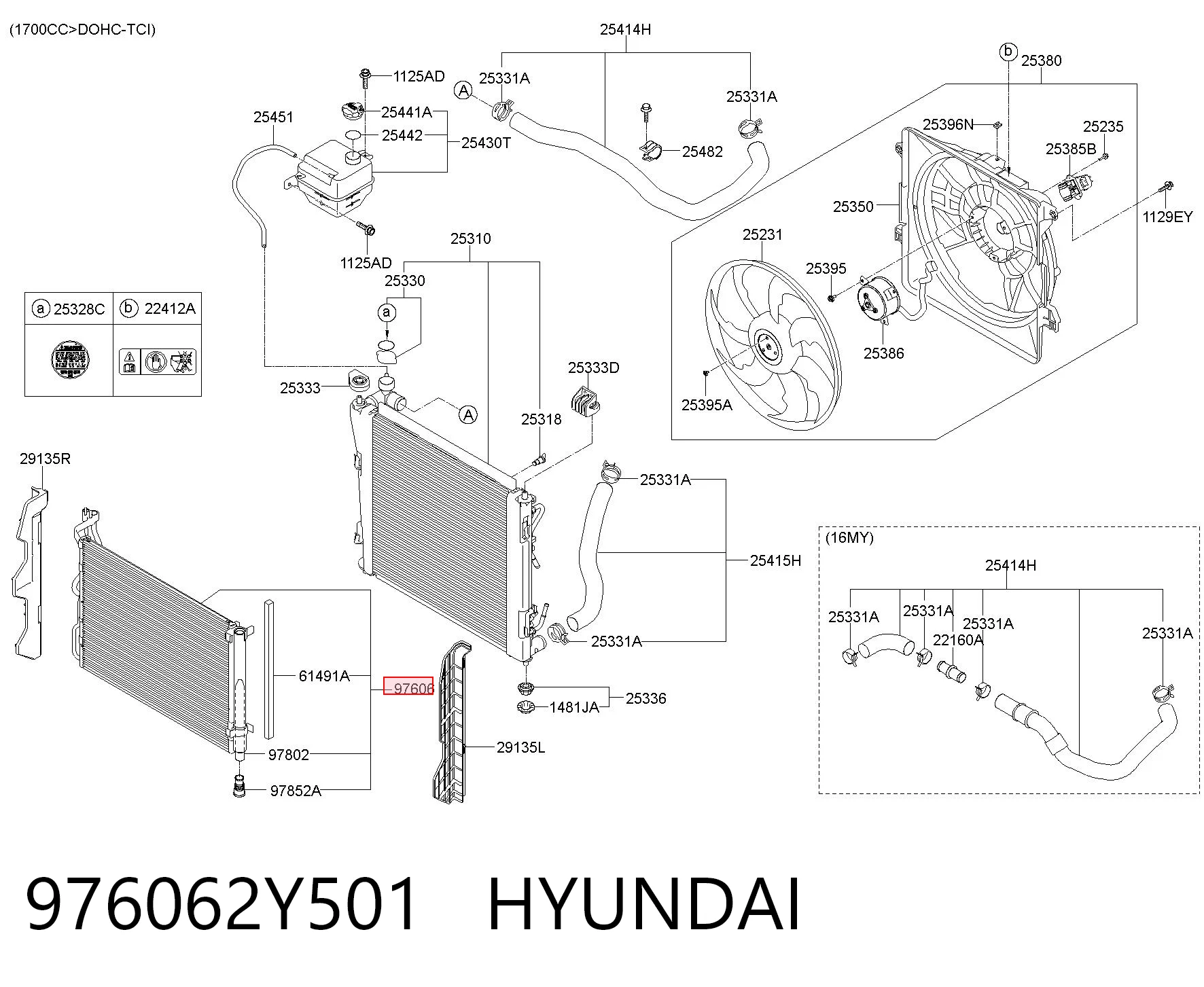 976062Y501 Hyundai/Kia