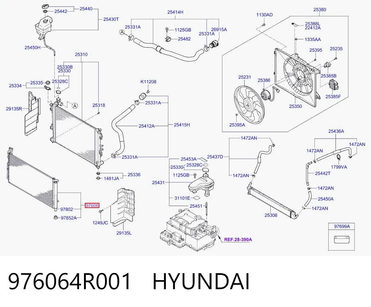 976064R001 Hyundai/Kia
