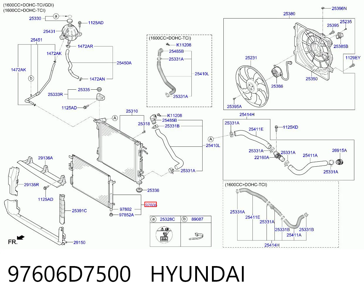 Condensador Sportage IV SUV (2015-2022) original desde 115,83 €
