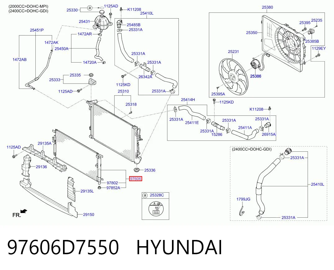 Comprar Condensador de aire acondicionado KIA Sportage IV QL a bajo precio