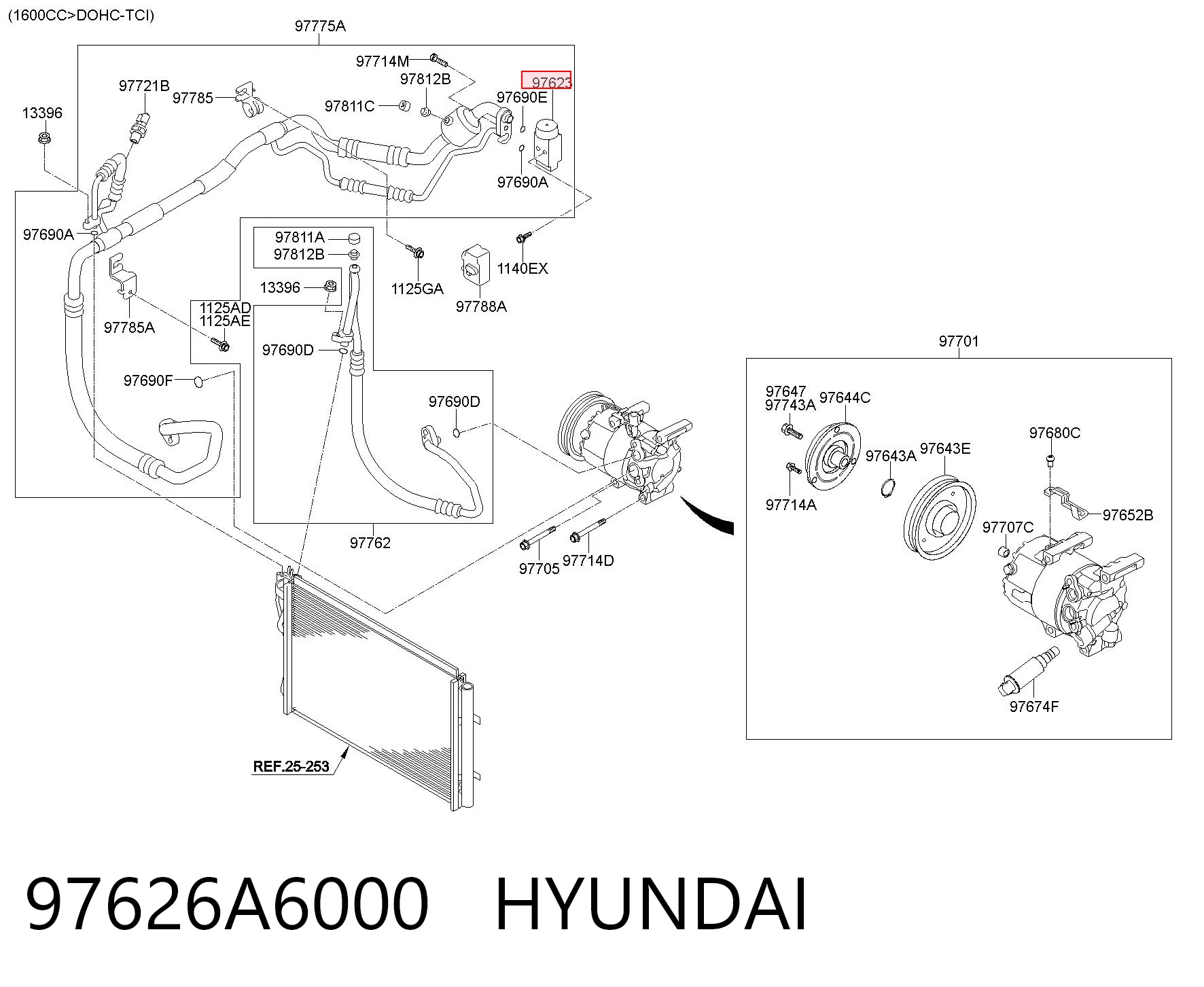 97626A6000 Hyundai/Kia