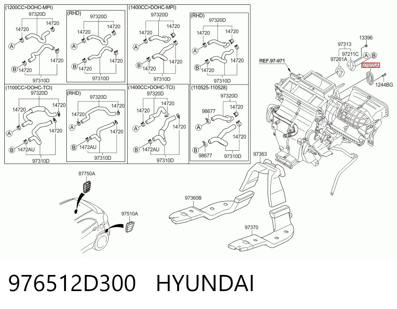 976512D300 Hyundai/Kia