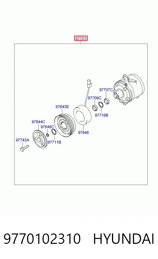 9770102310 Hyundai/Kia