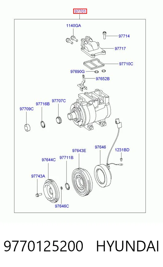 9770125200 Hyundai/Kia