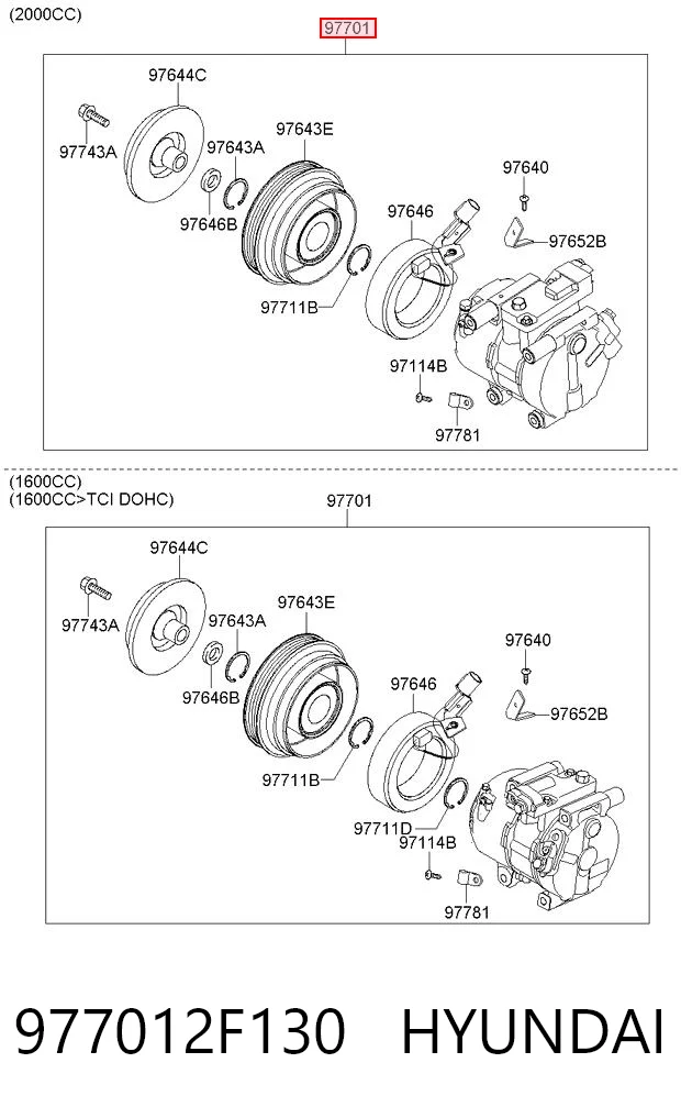977012F130 Hyundai/Kia
