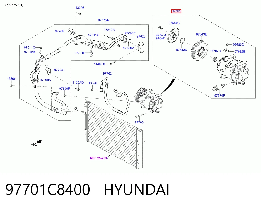 Compresor de ac Hyundai I20 ACTIVE