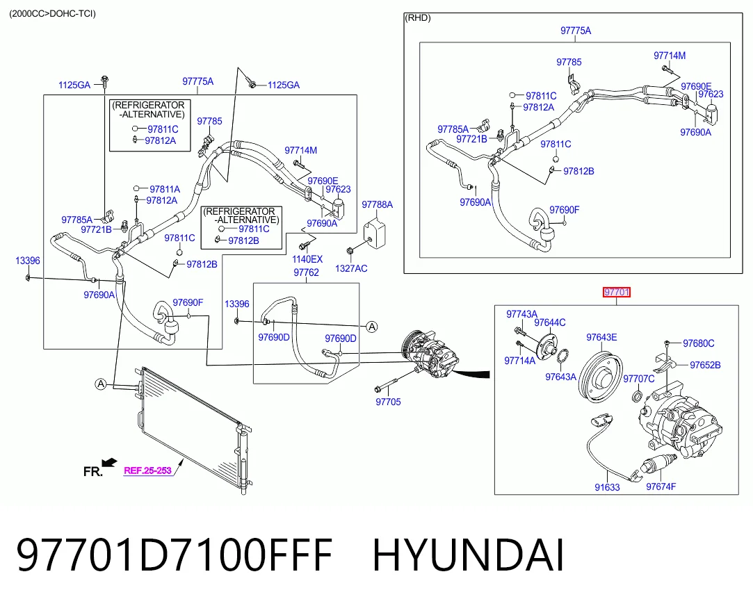 97701D7100FFF Hyundai/Kia