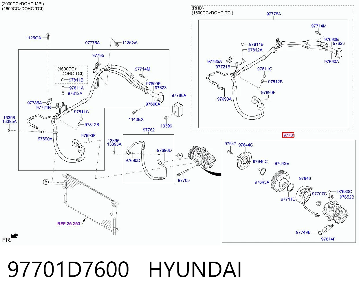 97701D7600 Hyundai/Kia