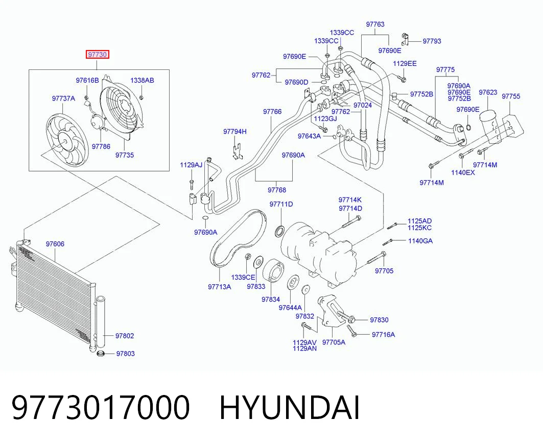 9773017000 Hyundai/Kia