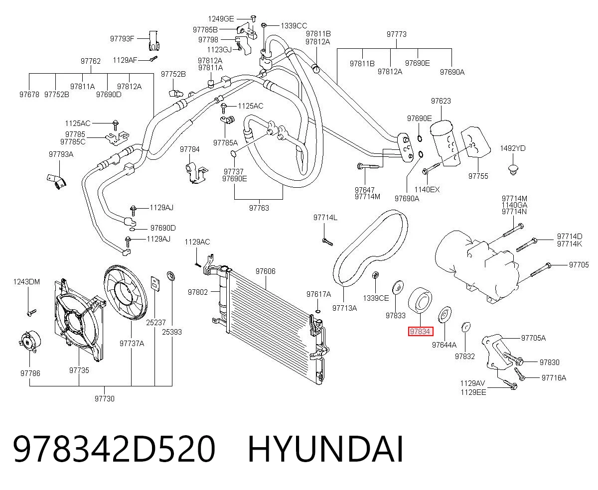 Rodillo tensor correa poli V KIA Cerato  desde 19,41 €