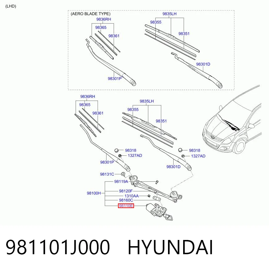 981101J000 Hyundai/Kia