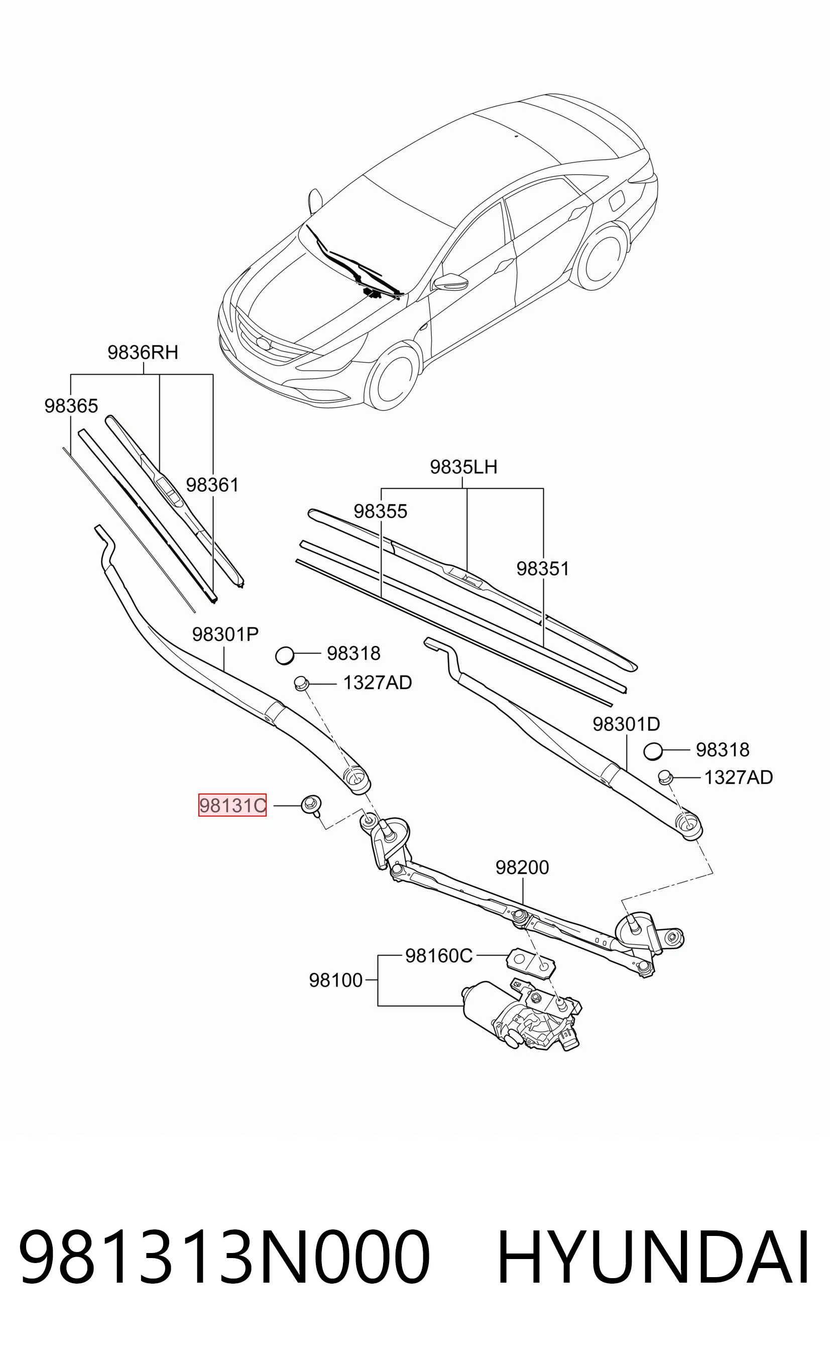 981313N000 Hyundai/Kia