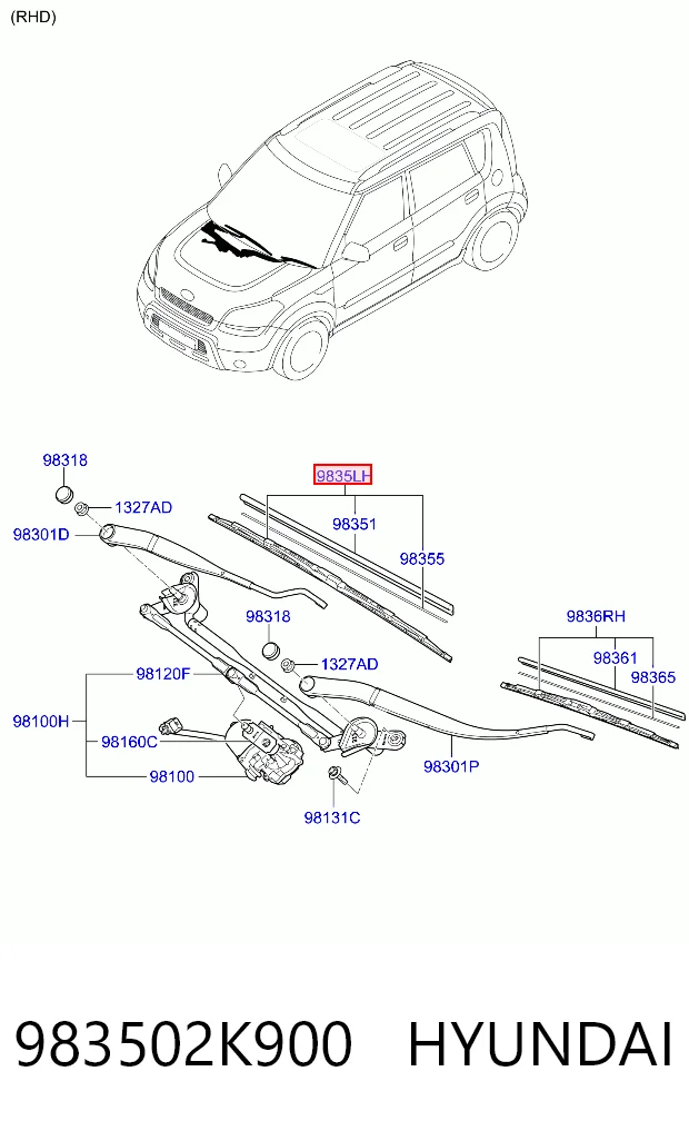 983502K900 Hyundai/Kia