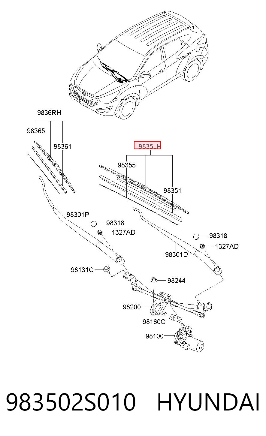 983502S010 Hyundai/Kia