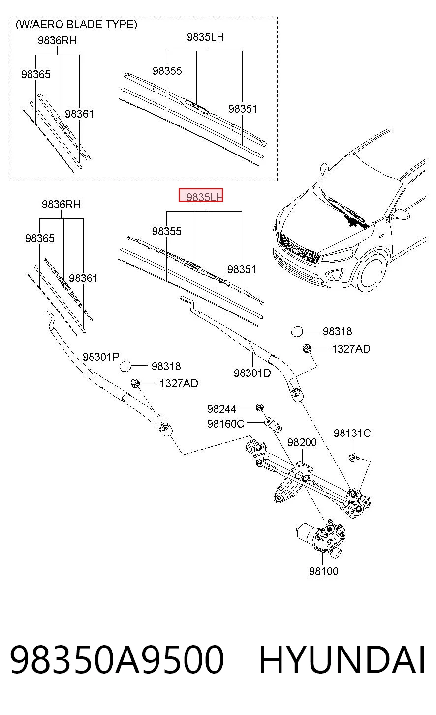 98350A9500 Hyundai/Kia