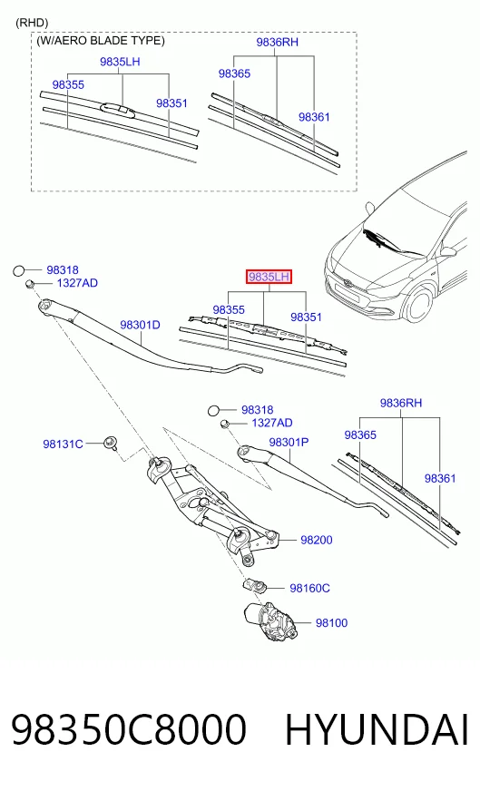 98350C8000 Hyundai/Kia