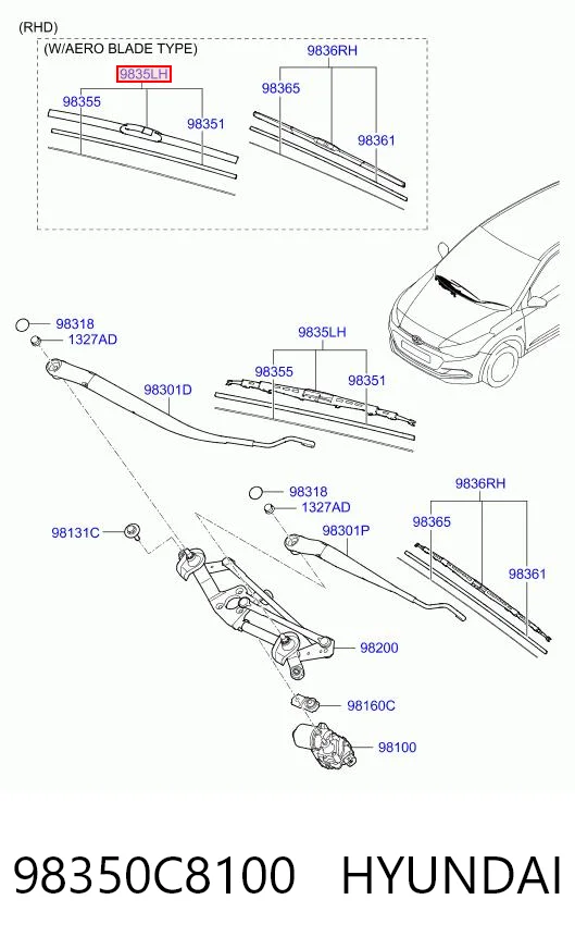 98350C8100 Hyundai/Kia