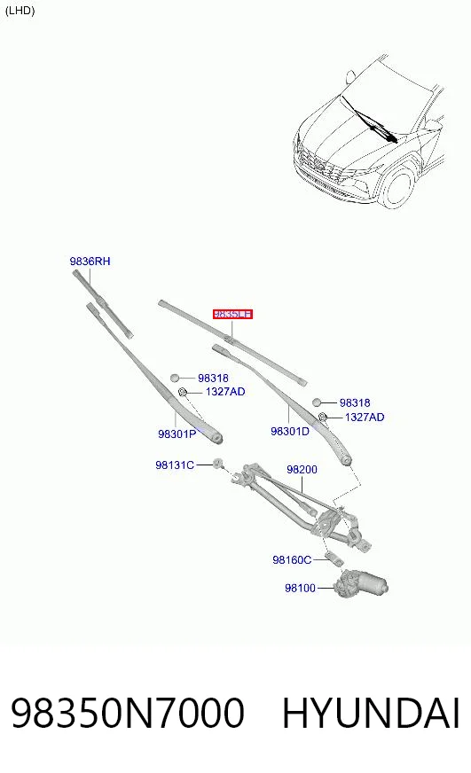 98350N7000 Hyundai/Kia