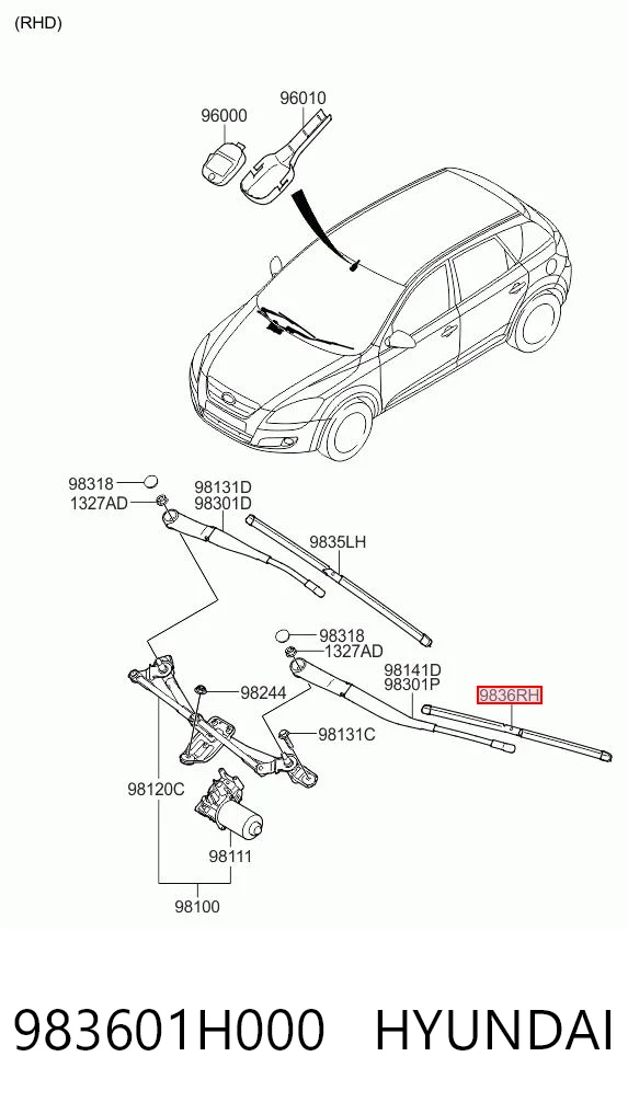 983601H000 Hyundai/Kia