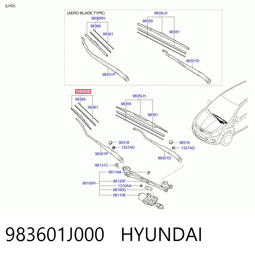 983601J000 Hyundai/Kia