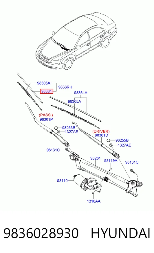 9836028930 Hyundai/Kia