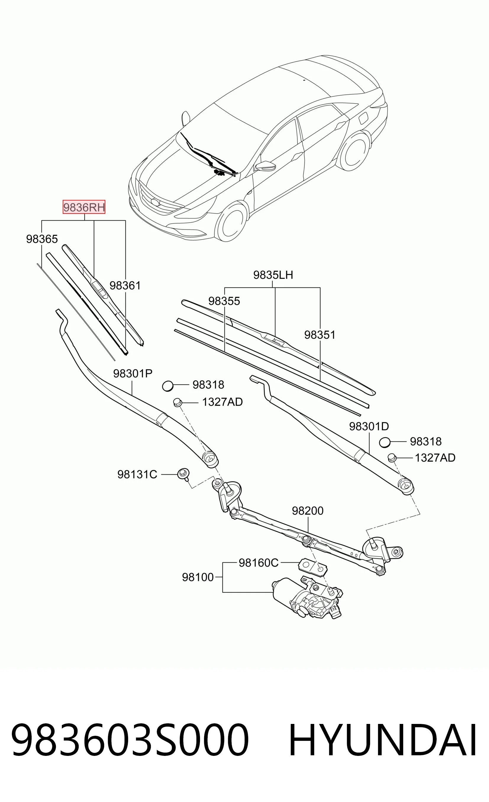 983603S000 Hyundai/Kia