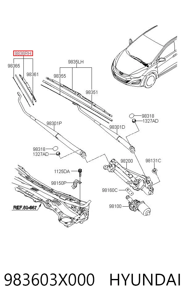 983603X000 Hyundai/Kia