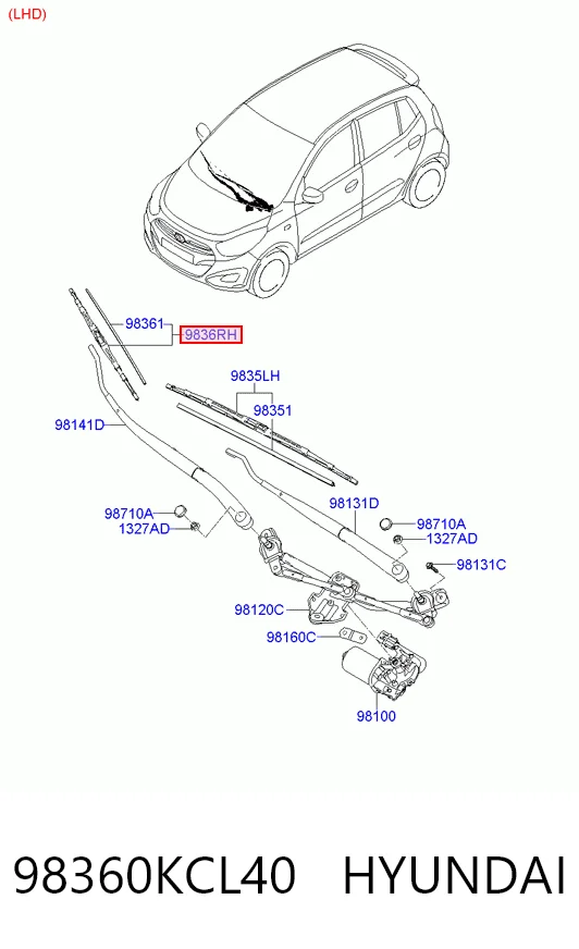 98360KCL40 Hyundai/Kia
