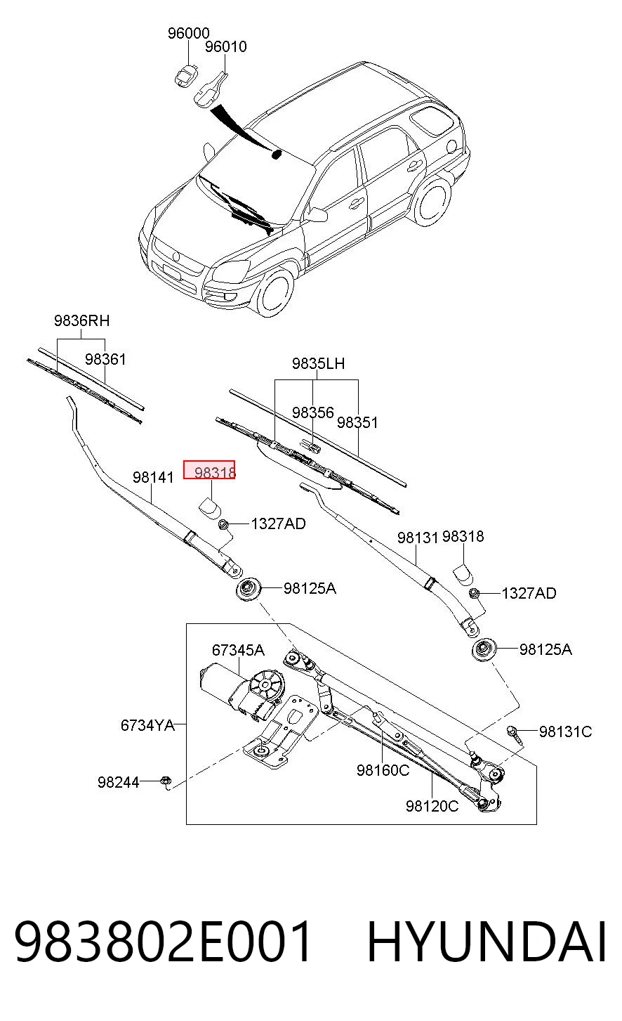 983802E001 Hyundai/Kia