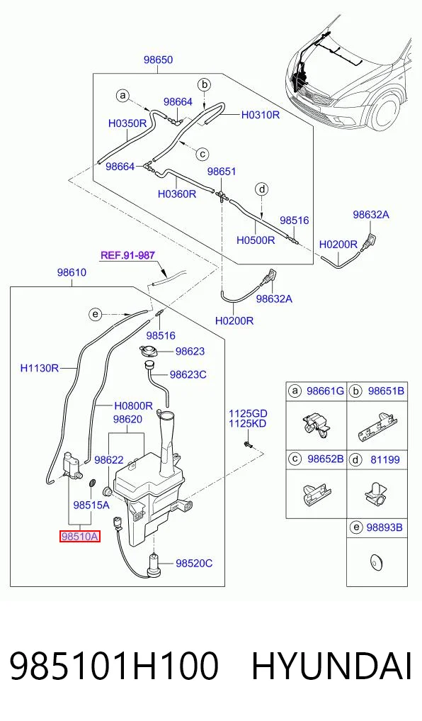985101H100 Hyundai/Kia