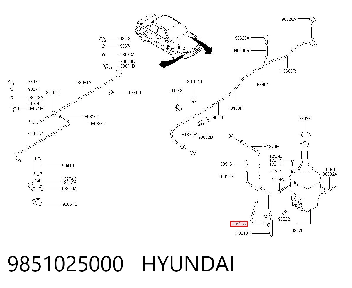 9851025000 Hyundai/Kia