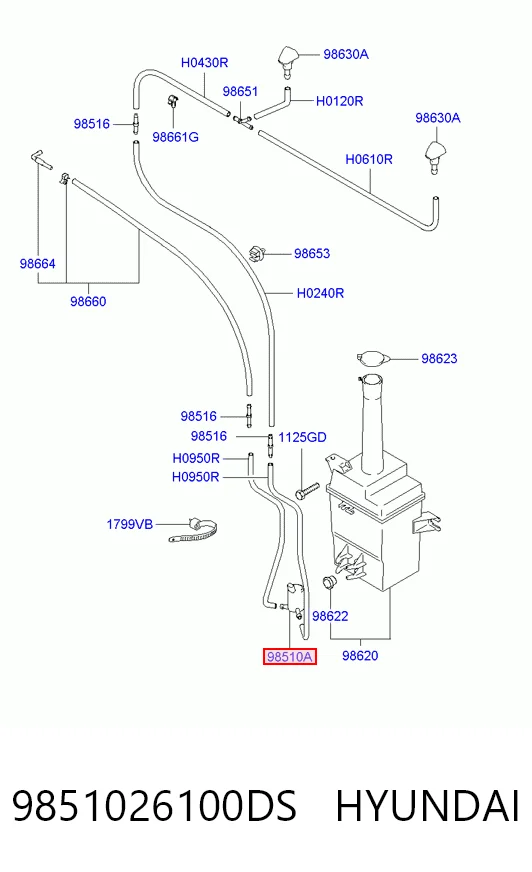 9851026100DS Hyundai/Kia