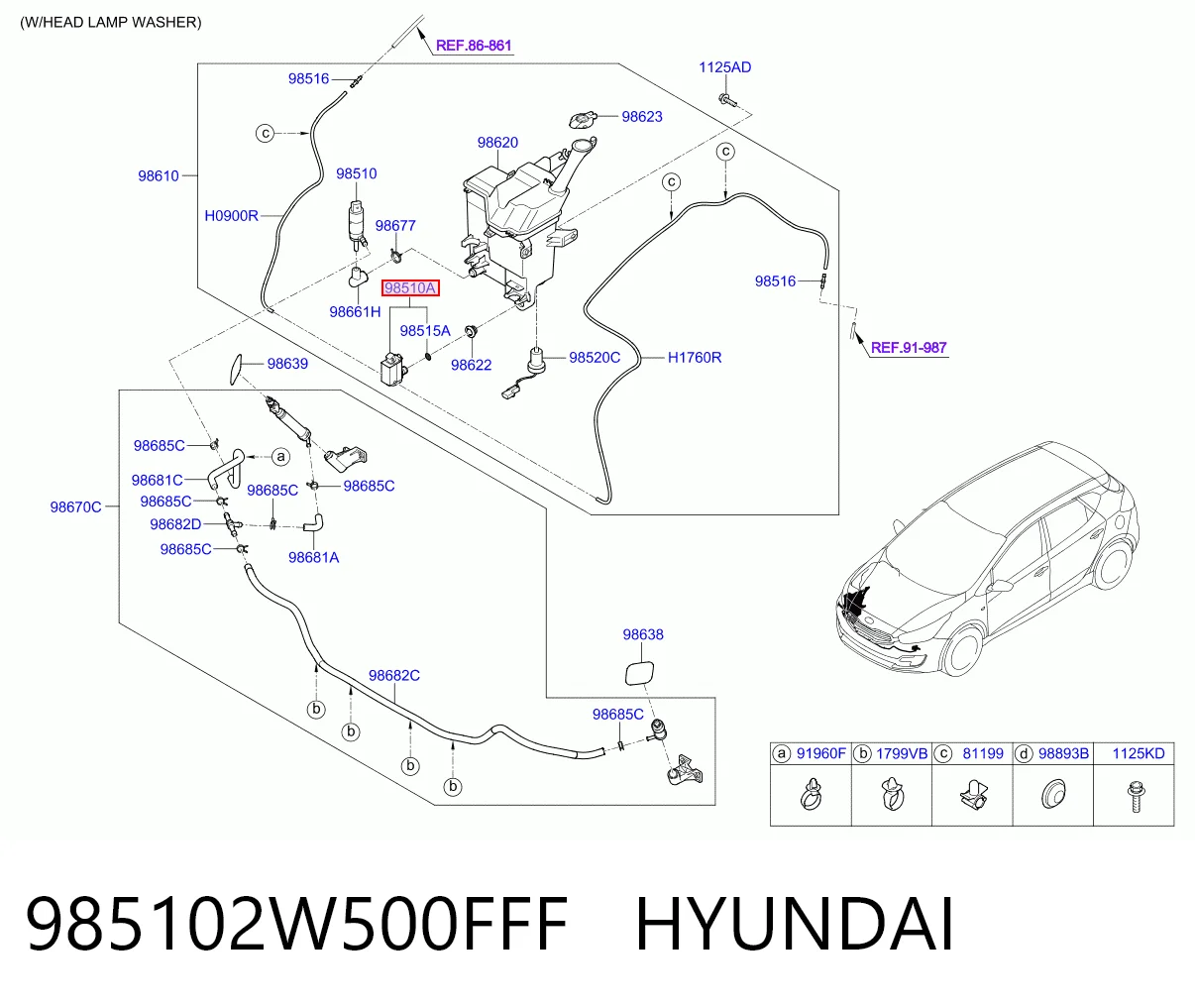 985102W500FFF Hyundai/Kia