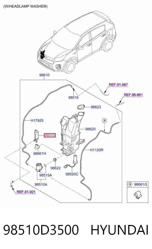 98510D3500 Hyundai/Kia