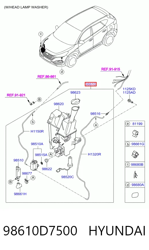 98610D7500 Hyundai/Kia
