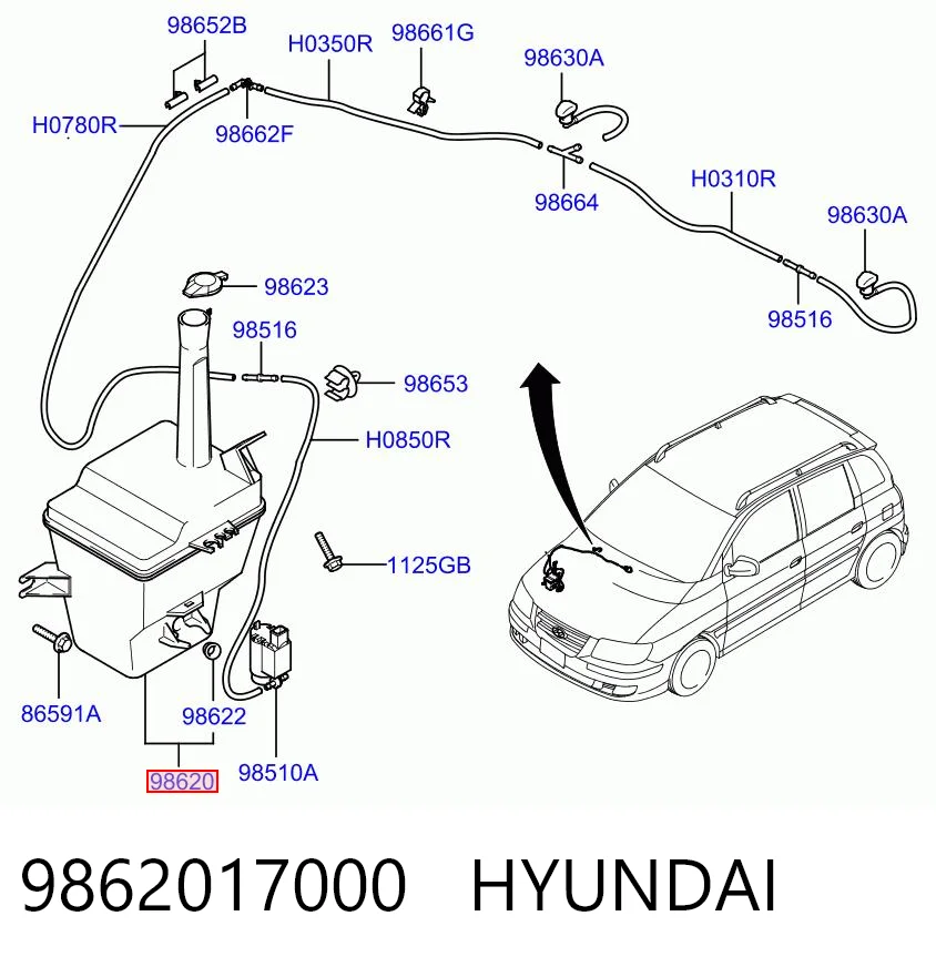 9862017000 Hyundai/Kia