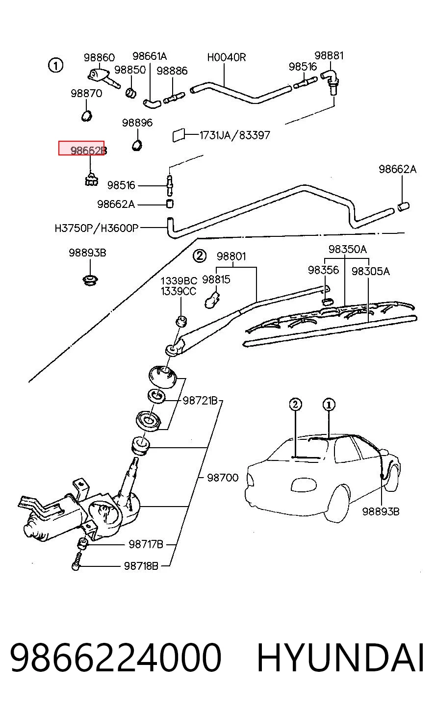 9866224000 Hyundai/Kia