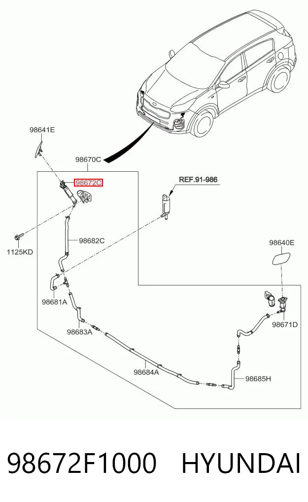 98672F1000 Hyundai/Kia
