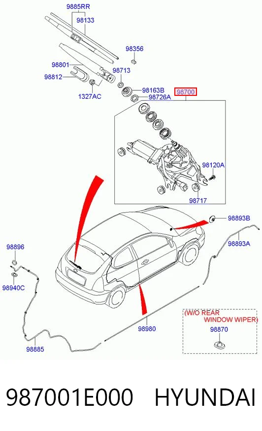 987001E000 Hyundai/Kia