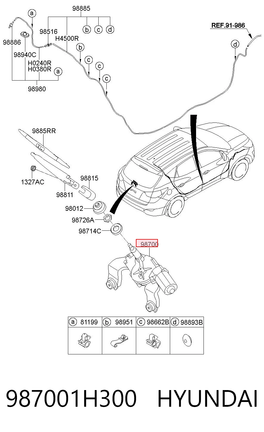 987001H300 Hyundai/Kia